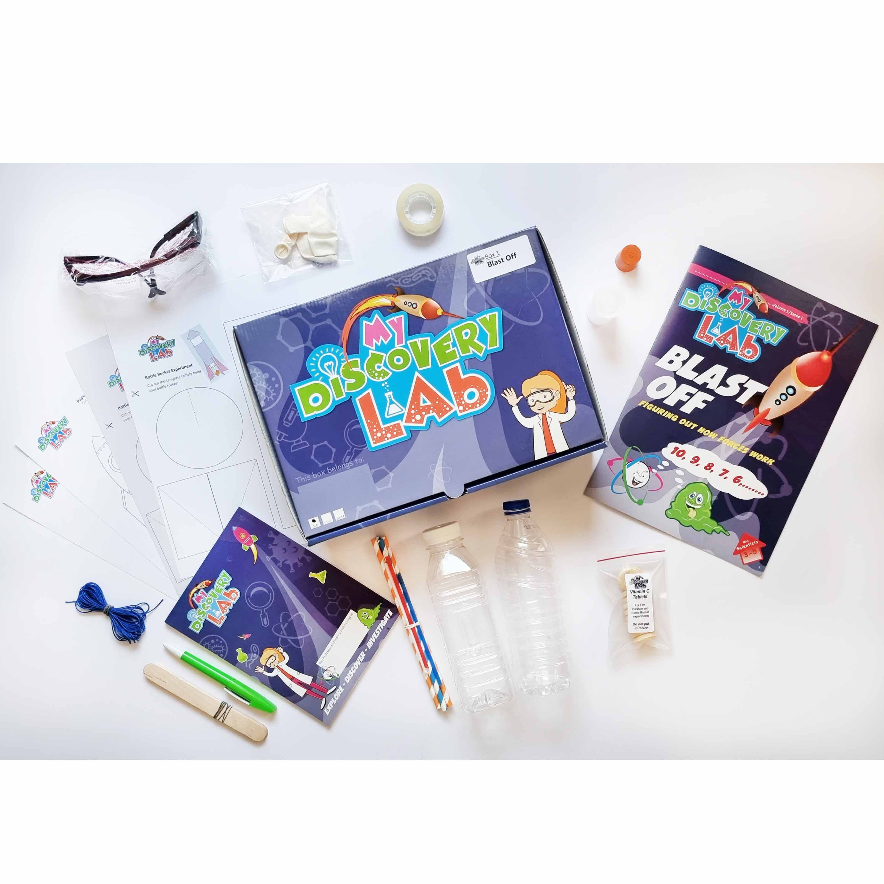 Box 1 - Blast Off! Figuring out how forces work (3-5 years)
