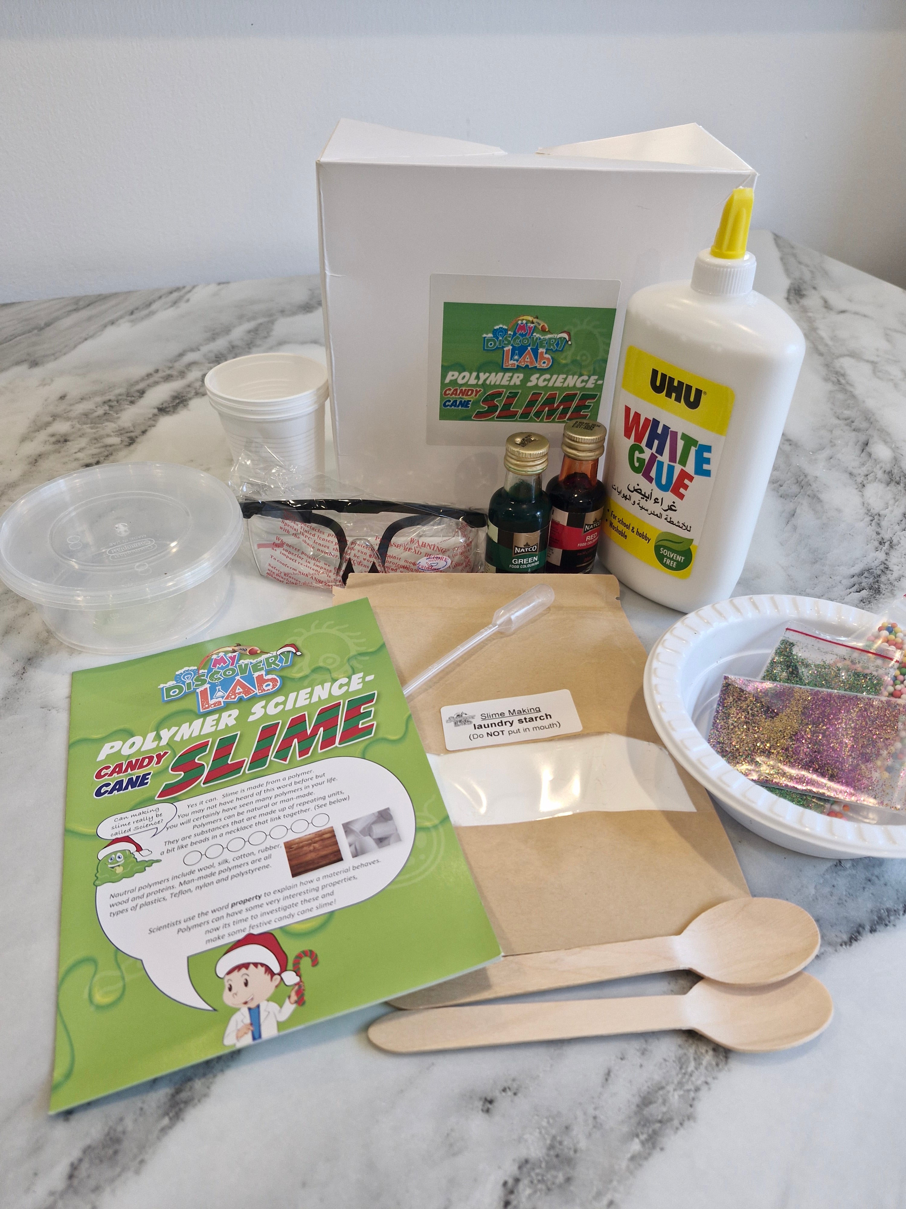 Science Kit: Candy Cane Slime